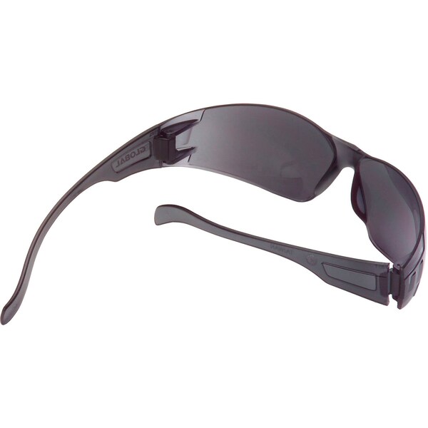 Global Industrial Frameless Safety Glasses, Scratch Resistant, Mirror Lens, Silver Frame - 708119SI