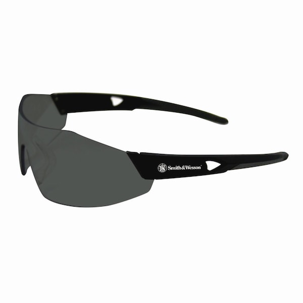 Smith & Wesson 44 Magnum Safety Glasses, Black Frame, Black Lens, 12PK - KCC23453