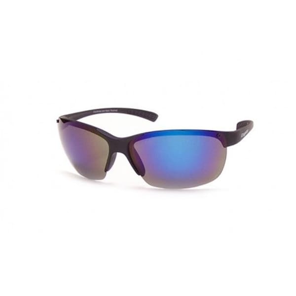 Coyote Eyewear Coyote Eyewear 680562073010 P-30 Black - Blue Mirror; Sportsman P-Series Polarized Aviator Sunglasses - P-23 BLACK W-PRINT /G-15