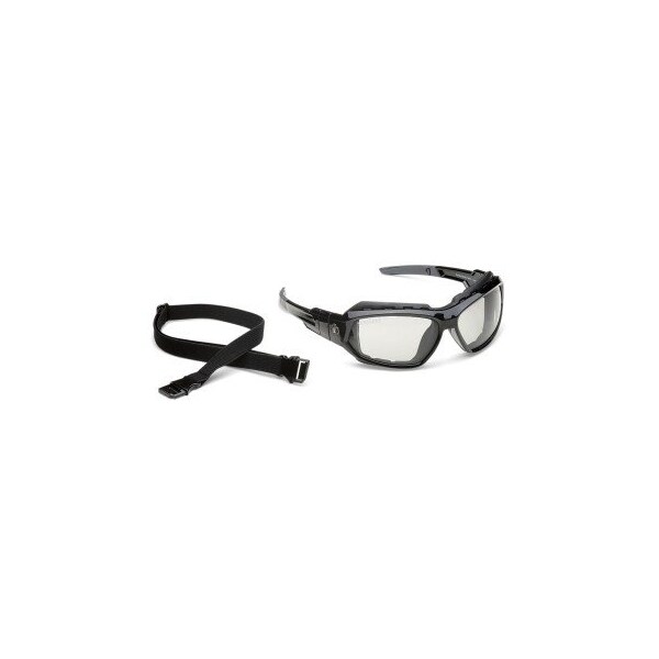 Ergodyne Skullerz Loki Safety Glasses / Goggles Black Clear Lens - GLS809-BK-CLL