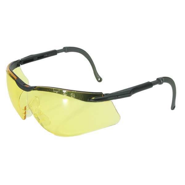 Honeywell Uvex N-Vision, Safety Glasses Anti-Fog, Anti-Static & Anti-Scratch, Amber Lens, Half-Frame, Wraparound - T56555BA