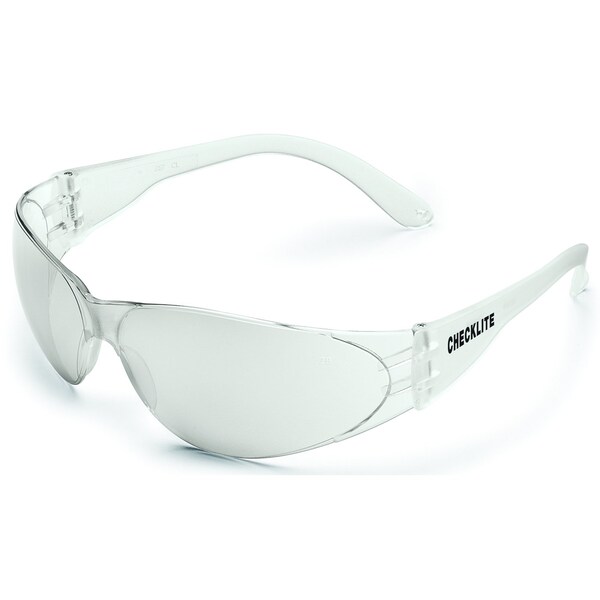 Mcr Safety Safety Works Checklite Safety Glasses Clear Lens Clear Frame 1 pc - SWCL119