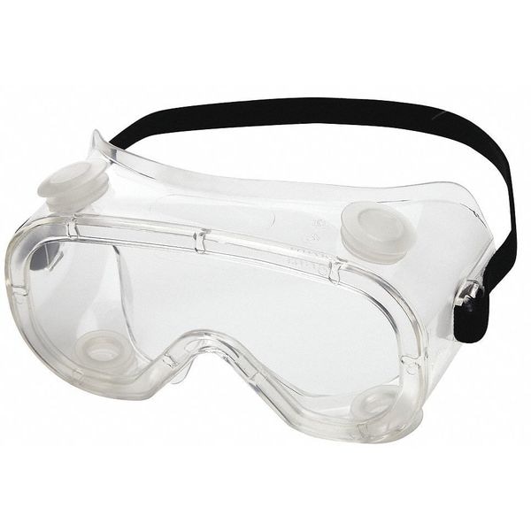 Sellstrom Protective Goggles, Anti-Fog, Clear Lens, Not Rated for Dust or Splash ANSI/Dust Splash Rating - S81210