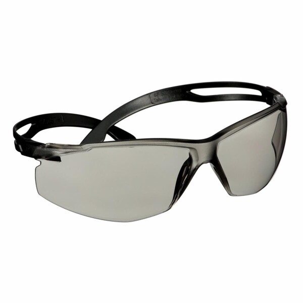 3M 500, Safety Glasses Anti-Fog &  Anti-Scratch, Gray Lens, Frameless, Wraparound - SF507AF-BLK