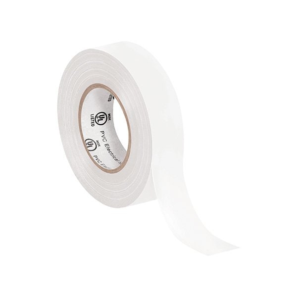 Cinta eléctrica blanca de 3/4'' x 20 yardas, 200PK - BUY00012357