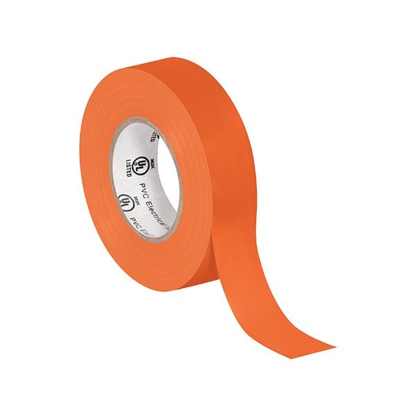 Cinta eléctrica naranja de 3/4'' x 20 yds. Bsc Preferred, paquete de 200 - BUY00012355