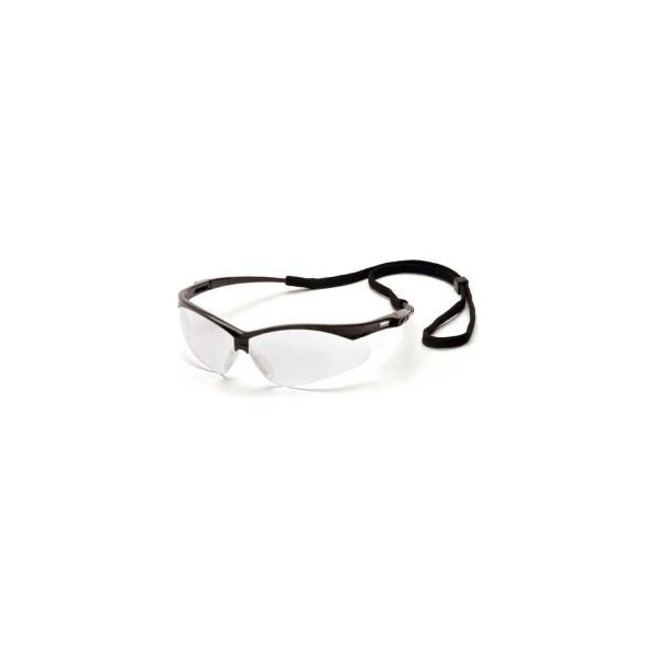 Pyramex Pmxtreme Safety Glasses Clear Lens , Black Frame & Cord - SB6310SP
