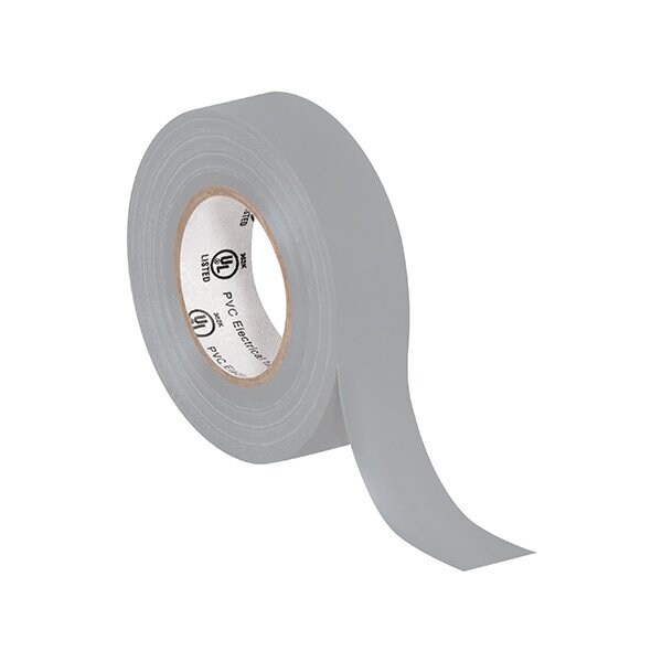 Bsc Preferido 3/4'' x 20 yds. Cinta Eléctrica Gris, 200 piezas - BUY00012353