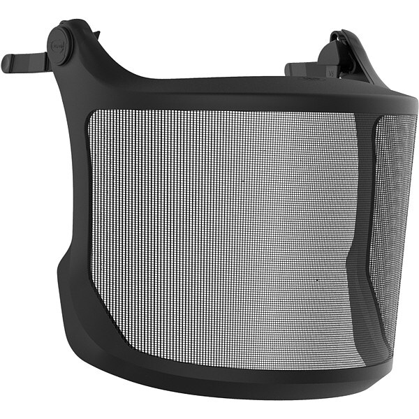 Pip Face Shield/Visor, Black Visor, Stainless Steel Mesh, Not Applicable Suspension - 251-ADA300-080