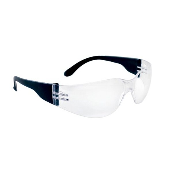 Sas Safety Nsx Safety Glasses W/ Clear Lens, Black Temple, Polybag - SAS5340