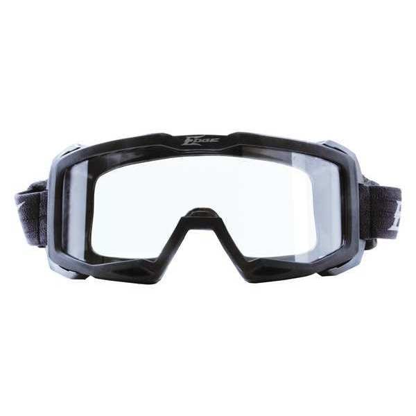Edge Eyewear Safety Goggles, Scratch-Resistant, Clear Lens, Not Rated for Dust or Splash ANSI/Dust Splash Rating - HB611