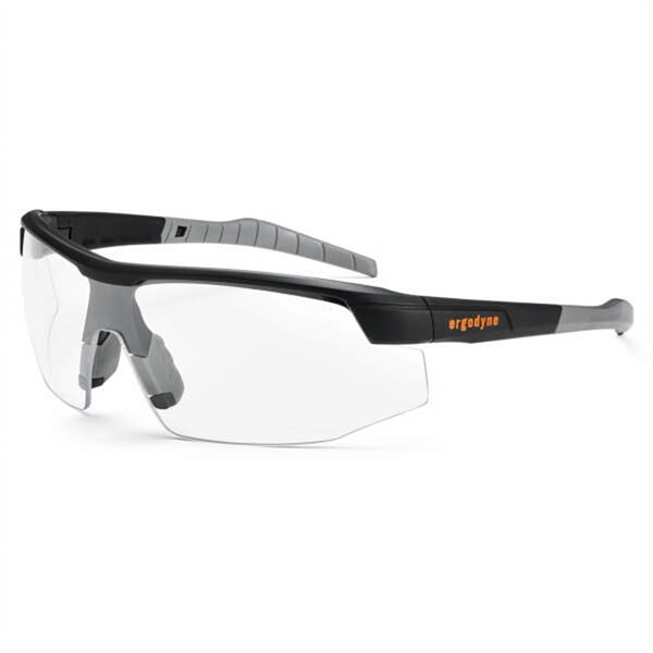 Ergodyne SKOLL Anti-Fog Clear Lens Matte Black Safety Glasses - 59003