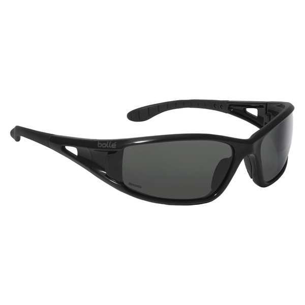 Bolle Safety Lowrider, Safety Glasses Anti-Fog, Anti-Static & Anti-Scratch, Polarized, Gray Lens, Full-Frame - 40053