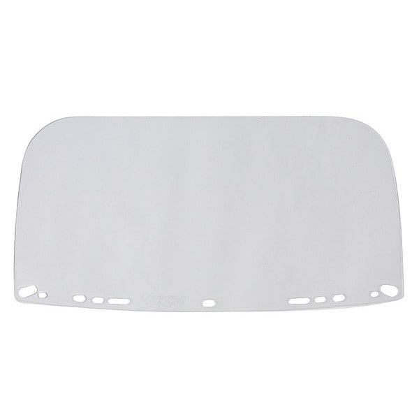 Bullard Visor, Clear Visor, 8" Height, Uncoated Lens, Clear - 840M