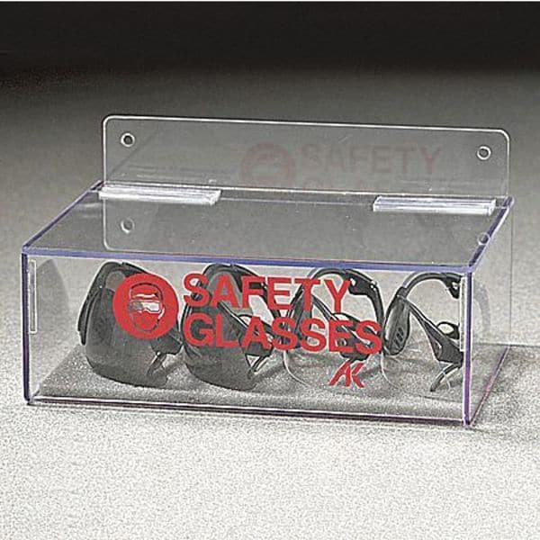 Zoro Select Saf Glss Disp W/ Lid, Tray, Clr, PETG - 3TCA8