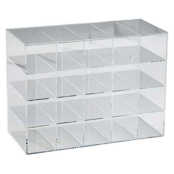 Brady Safety Glasses Holder, 11-3/4in.H, Acrylic - GH20N