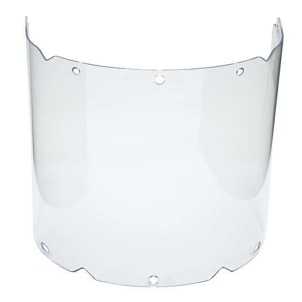 Msa Safety Faceshield Visor, Clear Visor, 8 in Height, Anti-Fog ; Anti-Scratch Lens - 10115856