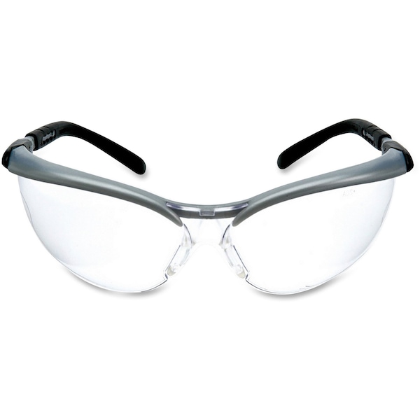 3M BX, Safety Glasses Anti-Fog &  Anti-Scratch, Clear Lens, Half-Frame, Wraparound - 11380-00000-20