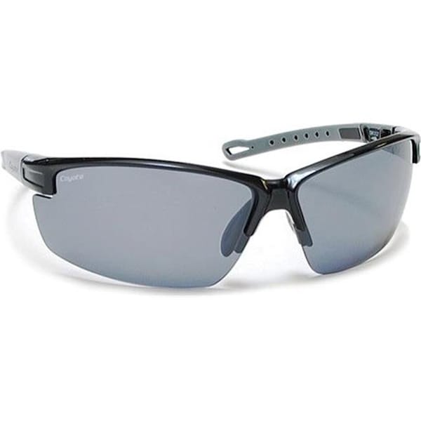 Coyote Eyewear Coyote Eyewear 680562043082 Napa Polarized Street & Sport Sunglasses; Black; Gray & Silver Frame - NAPA BLACK/GRAY SILVER FM