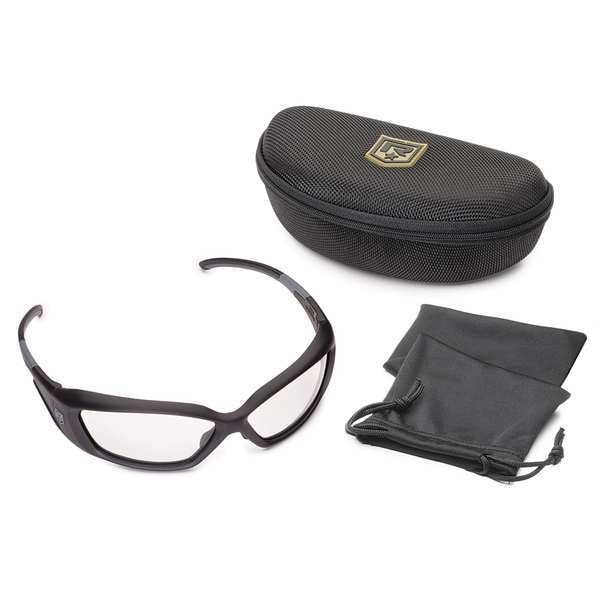 Revision Military Safety Glasses Anti-Fog &  Anti-Scratch, Clear Lens, Wraparound - 4-0491-0016