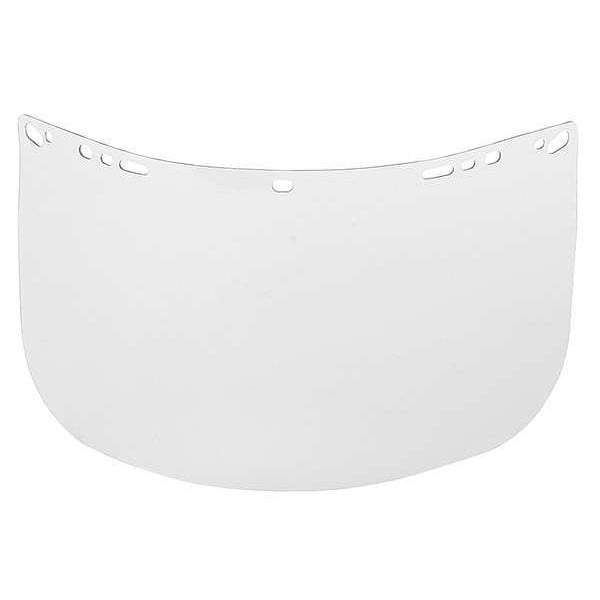 Bullard Visor, Clear Visor, 8 in Height, Uncoated Lens, clear - 860T