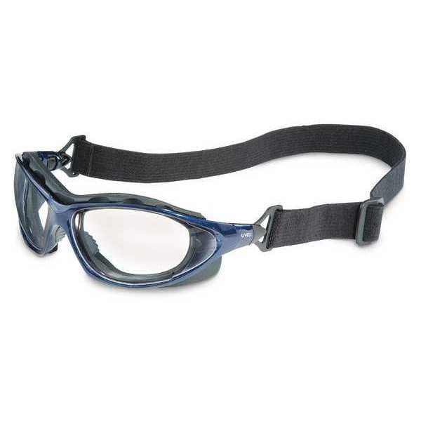 Honeywell Uvex Seismic, Safety Glasses Anti-Fog &  Anti-Scratch, Clear Lens, Full-Frame, Goggles - S0620HS