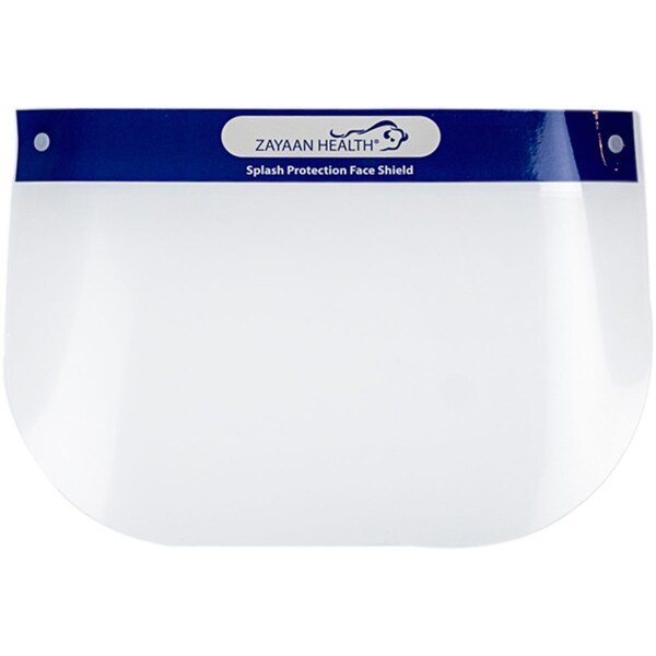 Zayaan Health PET Face Shield Reusable & Disposable Safety Face Shield, PK10 - BLZH-ES-DFS-10