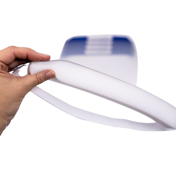 Zayaan Health PET Face Shield Reusable & Disposable Safety Face Shield, PK10 - BLZH-ES-DFS-10