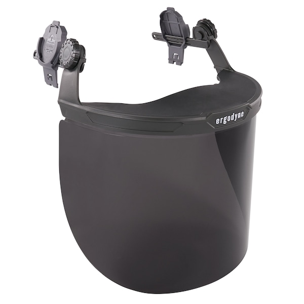 Ergodyne Smoke Lens Gray Hard Hat Face Shield for Full Brim - 8995