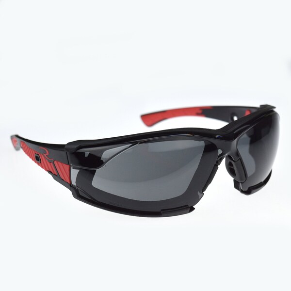 Radians Safety Glasses, Wraparound Clear Polycarbonate Lens, Uncoated - OBL1-99