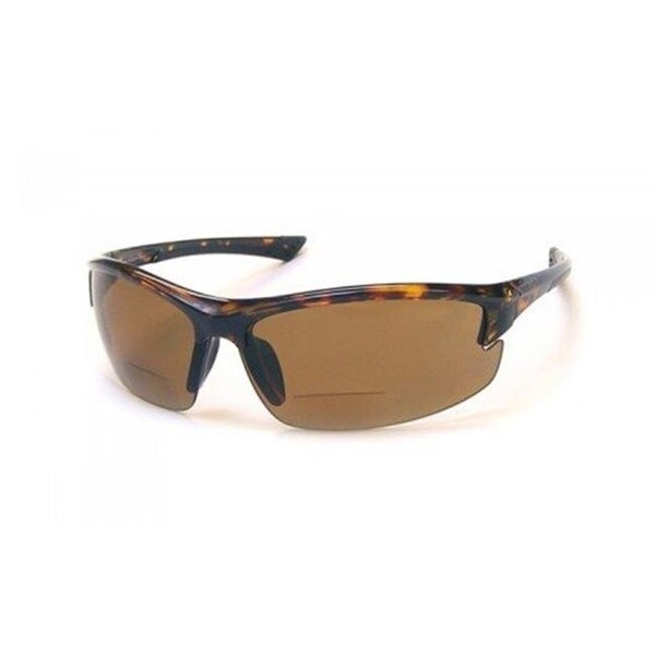 Coyote Eyewear Coyote Eyewear 680562091922 Bp-7 Plus 2.00 Tort - Brown; Polarized Reader Sunglasses - BP-7 +2.00 TORT/BRN