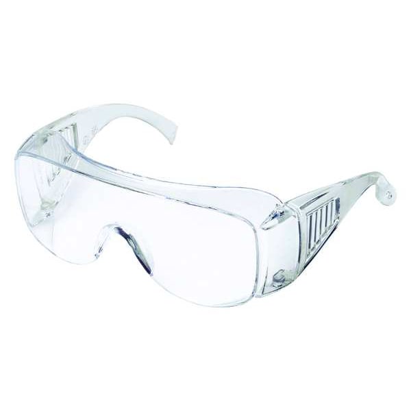Condor Condor Visitor, Safety Glasses Anti-Scratch, Clear Lens, Frameless, Traditional - 4VCL8
