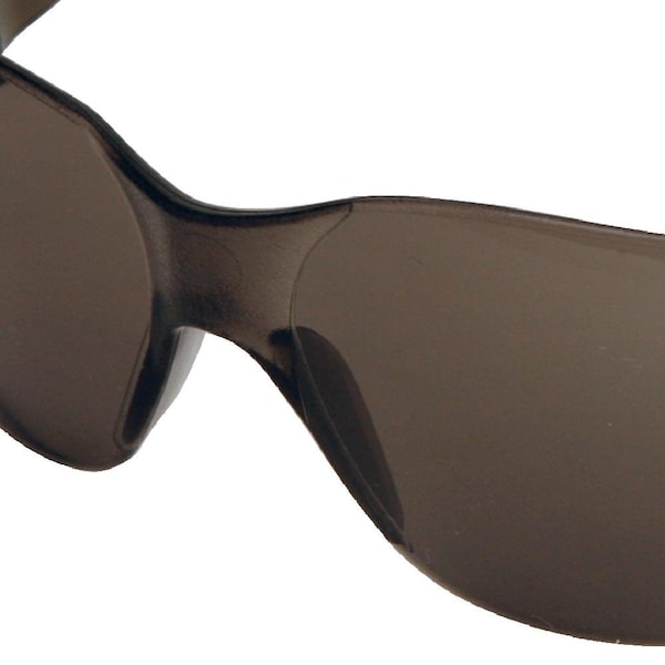 Sellstrom Safety Glasses Anti-Scratch, Smoke Lens, Frameless - S70721