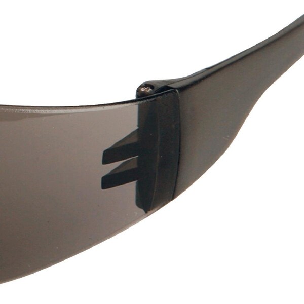 Sellstrom Safety Glasses Anti-Scratch, Smoke Lens, Frameless - S70721