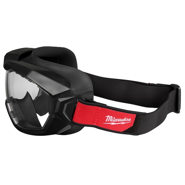 Milwaukee Tool Safety Goggles, Anti-Fog, Anti-Scratch, Clear Lens, D3, D4 ANSI/Dust Splash Rating, Universal - 48-73-2062