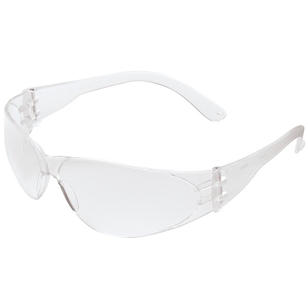 Mcr Safety Glasses, Checklite CL1 Clear Lens - BULK, 12PK - CL110N