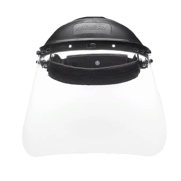 Jackson Safety Faceshield Kit, Model K Ratcheting Crown with 9 in x 15 1/2 in x 0.040 in thick Acetate window - 14957