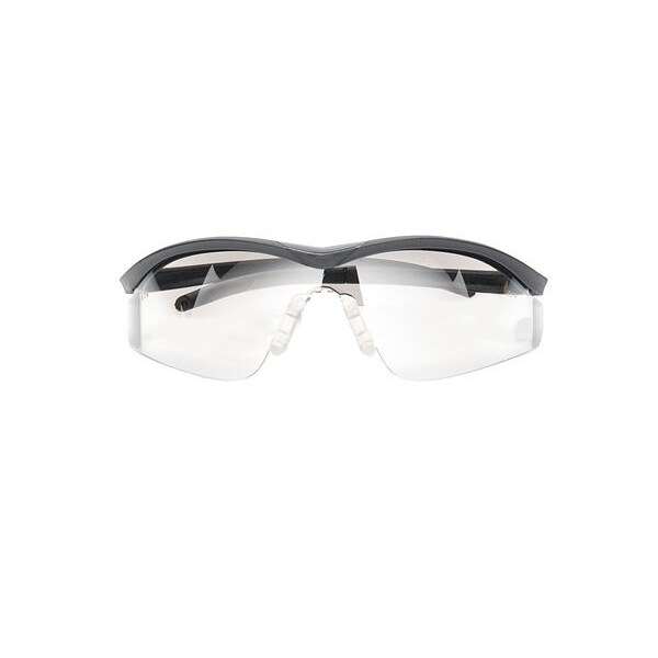 Mcr Safety Triwear, Safety Glasses Anti-Fog &  Anti-Scratch, Light Gray Lens, Half-Frame, Wraparound - T1119AF