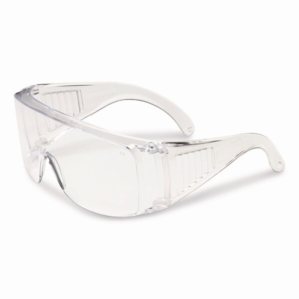 Bouton Optical The Scout OTG Rimless Safety Glasses, Clear Plastic Frame, Clear Polycarbonate Lens - 250-99-0980