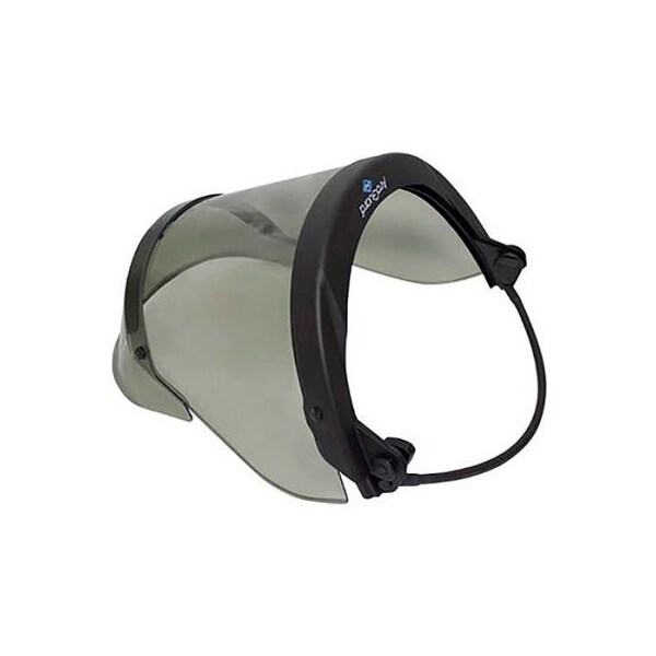 National Safety Apparel ArcGuard H12HTFB 12 cal PureView Arc Flash Face Shield with Slotted Adapter - H12HTFB