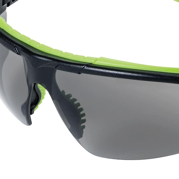 Sellstrom Premium, Safety Glasses Anti-Fog &  Anti-Scratch, Smoke Lens, Half-Frame - S72001