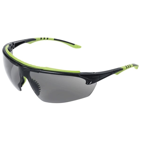 Sellstrom Premium, Safety Glasses Anti-Fog &  Anti-Scratch, Smoke Lens, Half-Frame - S72001