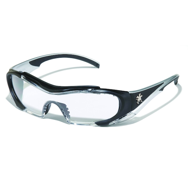 Mcr Safety Safety Works Hellion Anti-Fog Safety Glasses Clear Lens Black Frame 1 pc - SWHL110AF
