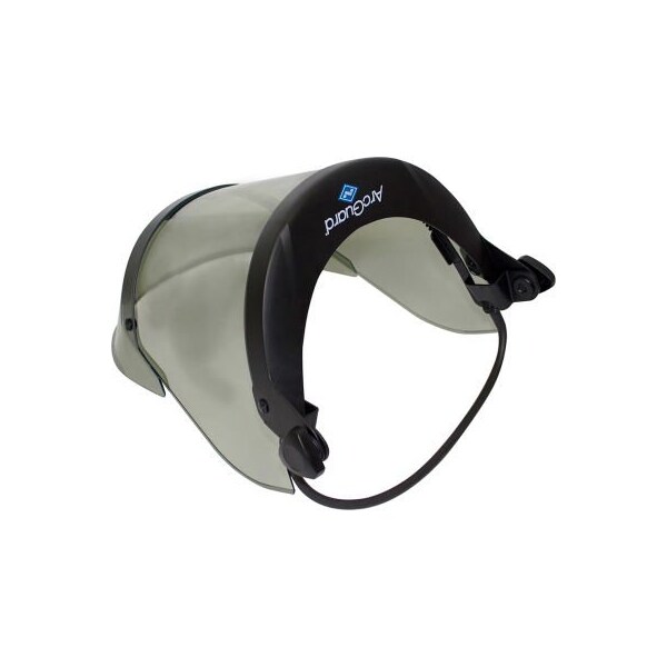 National Safety Apparel ArcGuard H20HTU 20 cal PureView Arc Flash Face Shield with Full Brim Adapter - H20HTU