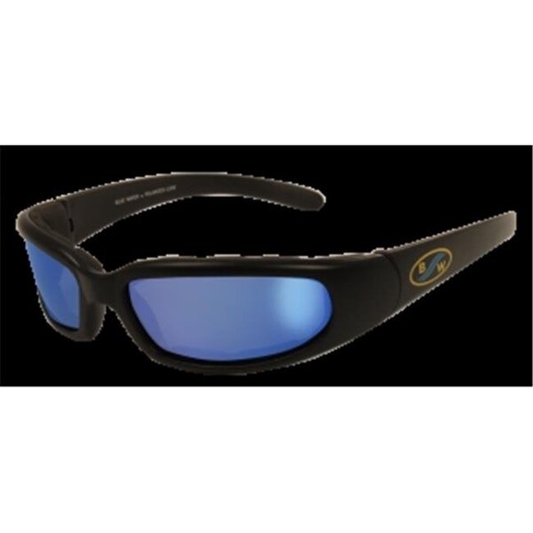 Bluwater Bluwater Polarized Floating 6 Sunglasses With G-Tech Blue Lens & Matte Black Frames - PL FLOATING 6 GTB (MT)