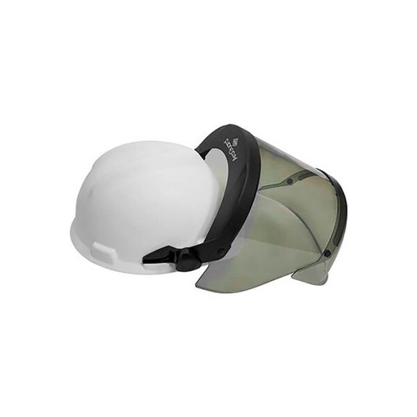National Safety Apparel ArcGuard H12HTHAT 12 cal PureView Arc Flash Face Shield with Hard Hat - H12HTHAT