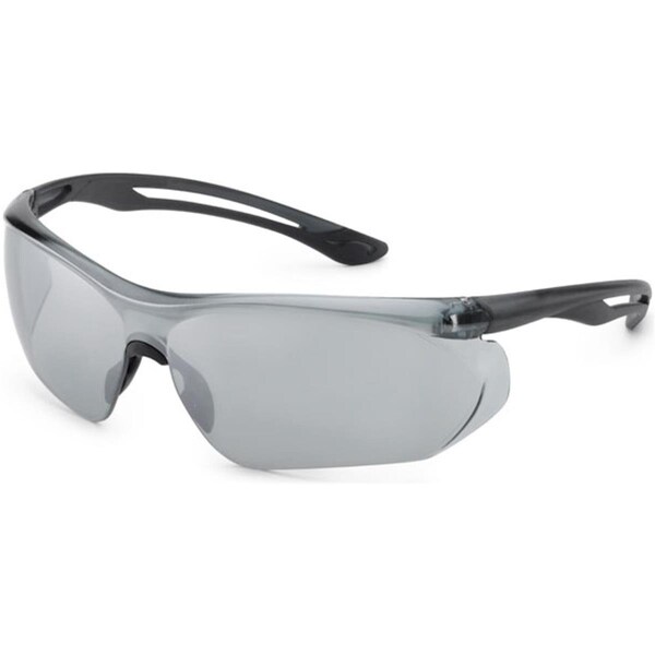 Gateway Safety Silver Mirror  Gray Flex Parallax Safety Glasses - 280333832
