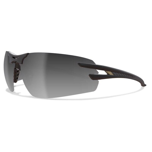 Edge Eyewear Edge Salita Anti-Fog Safety Glasses Silver Mirror Lens Black Frame 1 pk - SL117