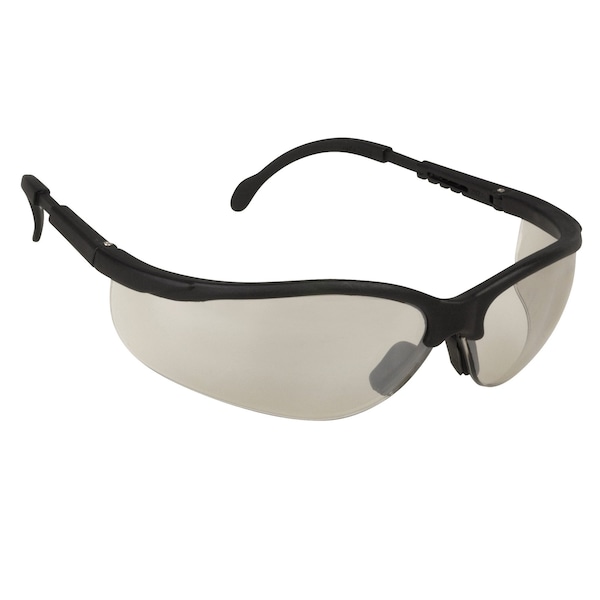 Boxer Safety Glasses, Indoor/Outdoor, Black, PR - EKB50S