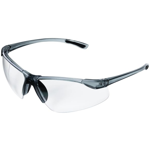 Sellstrom Safety Glasses Anti-Scratch, Clear Lens, Half-Frame - S74201